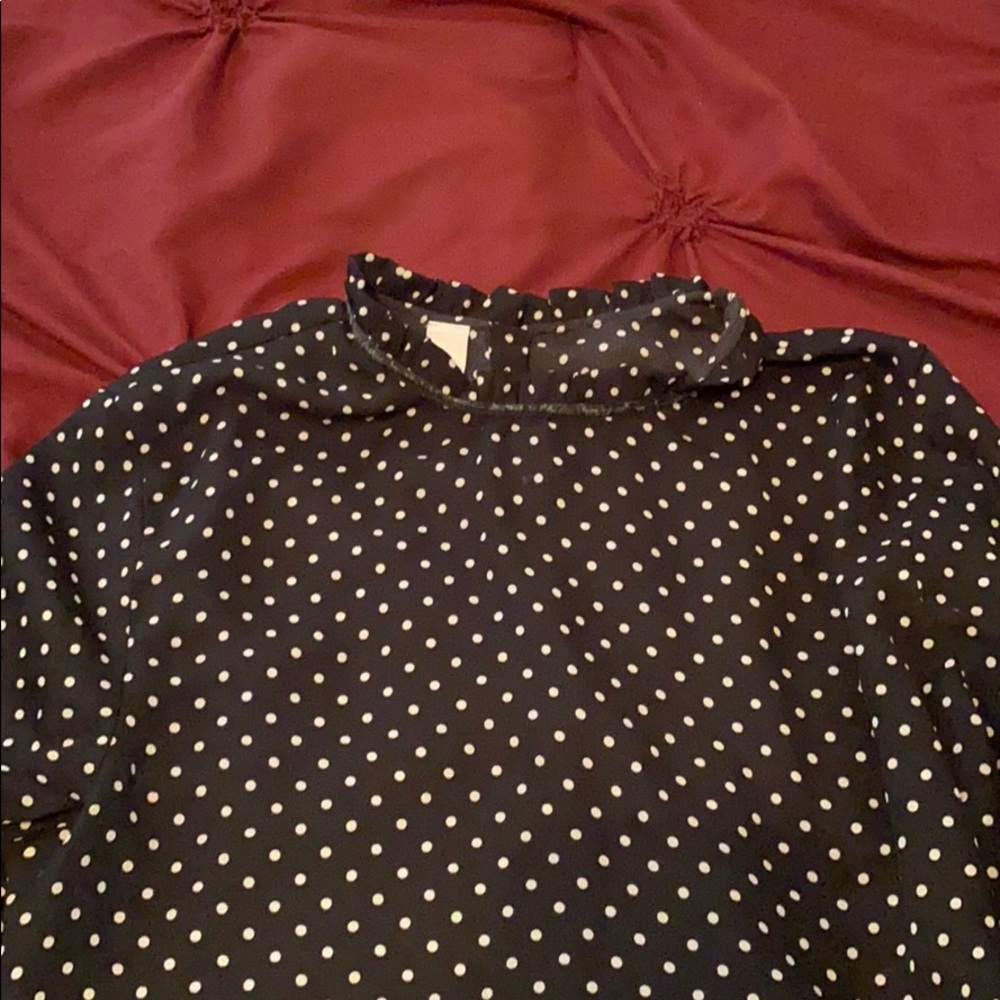 Cute polka dot top